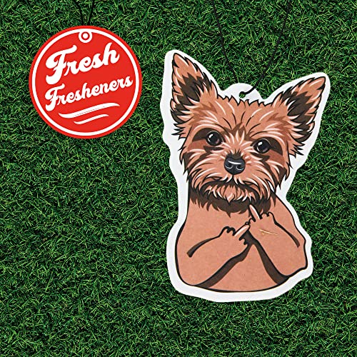 Image of Air Freshener Scented With Essential Oils By Fresh Fresheners (Yorkie Lover)