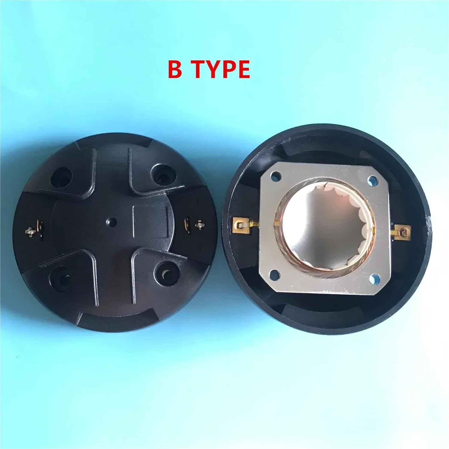 1pcs ZLX 115 ZLX 115P Diaphragm Fits for Speaker DH1K Horn Driver DH1K 8 ohm(B Type Aluminum Flat)