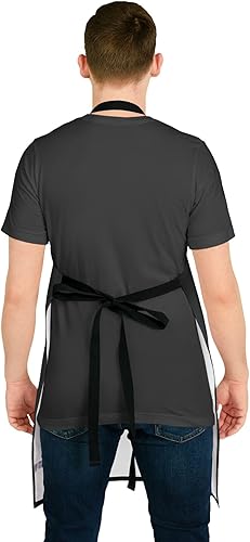 Miniatura 3 de Delantal de arte personalizado con nombre, delantal de pintura personalizado para artistas, profesores, estudiantes, cumpleaños, Navidad, regalo