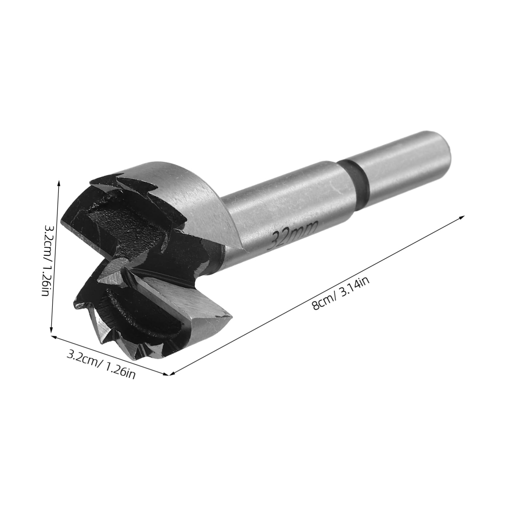 HOLIDYOYO Woodworking Drill Bits for Wood 32mm Multi-Tooth Hinge Cutter Quick Drill Bits for Plastic