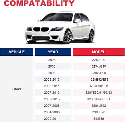 Miniatura 3 de Manguera de agua refrigerante para radiador superior del motor, compatible con BMW E82 E88 E92 E91 E90 Z4 128i 323i 325i 328i 330i Reemplazar