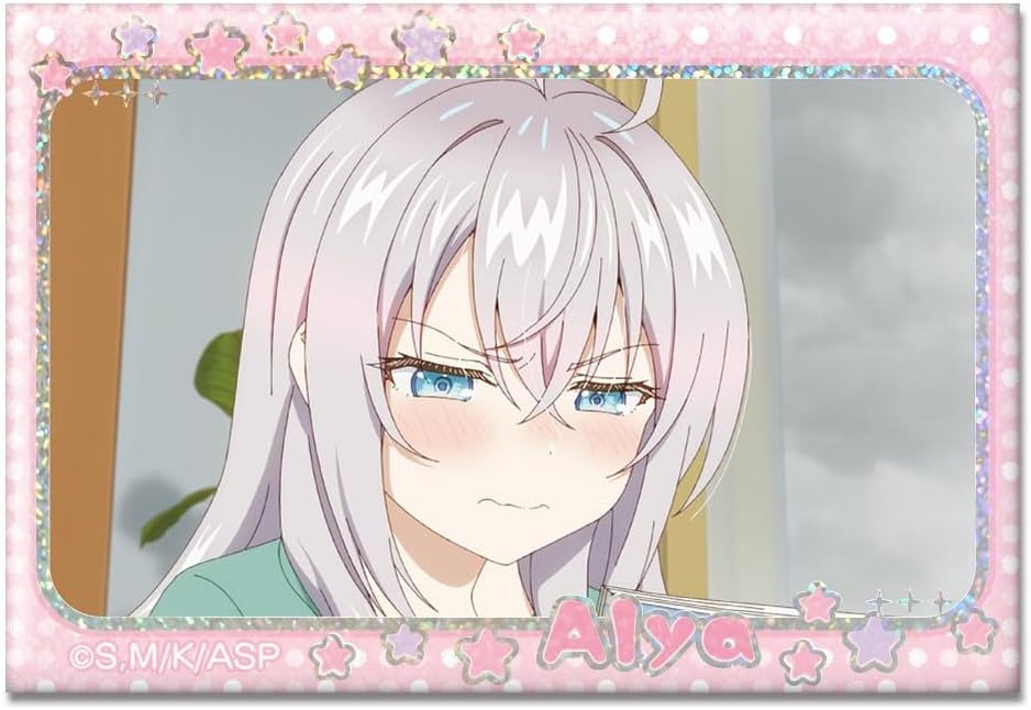 Sometimes Arya-san Next Door Delle in Russian Hologram Can Badge