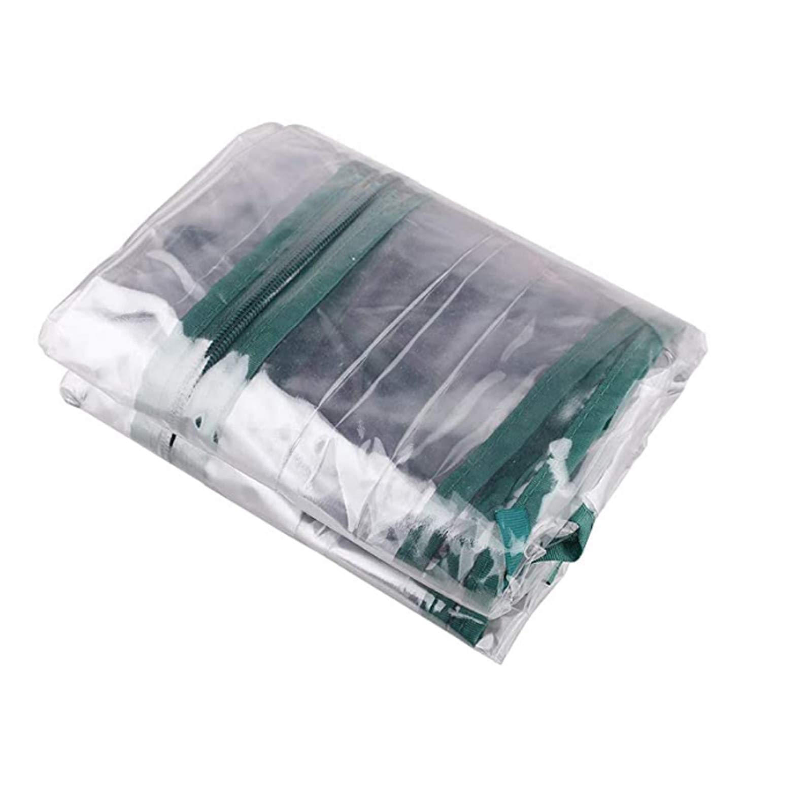 Housse De Serre De Rechange 195x143x73cm - Polyéthylène Renforcé UV Pour Serre 3 Niveaux - Vert