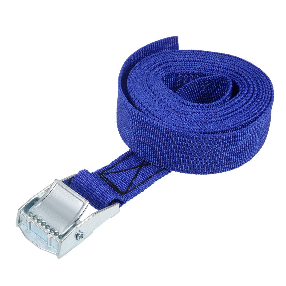 Cinghia A Cricchetto 6m X 25mm Con Fibbia A Camma Per Bagagli - Capacità 250 Libbre - Grigia