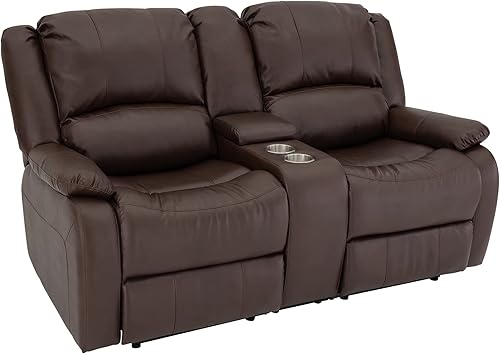 Miniatura 91 de RecPro Charles Collection sofá doble de 67 pulgadas con respaldo reclinable para caravana o cámper, mueble, sillón doble
