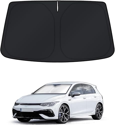 KUST Parasol para parabrisas para Volkswagen VW Golf Mk8 2022 2023 2024 2025 2026 Accesorios para ventana delantera Sombrilla Protector solar