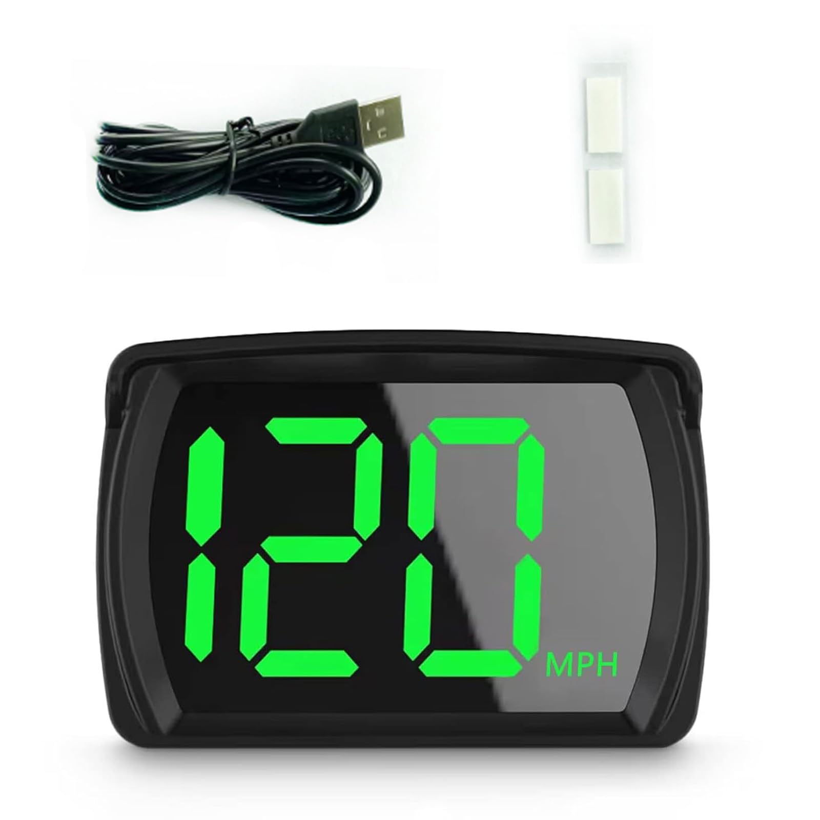 Car HUD Headup Display GPS Speedometer for Car Truck SUV Motorcycle, Speedometer Car With OverSpeed Reminder Fatigue Driving Warning, LED Large Font Digital Speedometer Car MPH