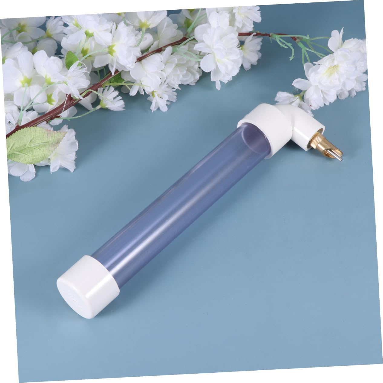 Small Parrot Water Feeder Automatic Leakproof Drinking Bottle 150ml Plastic | Fits Most Cages, Blue Color, for Finches and Canaries, Compact Size with Drip Free Design