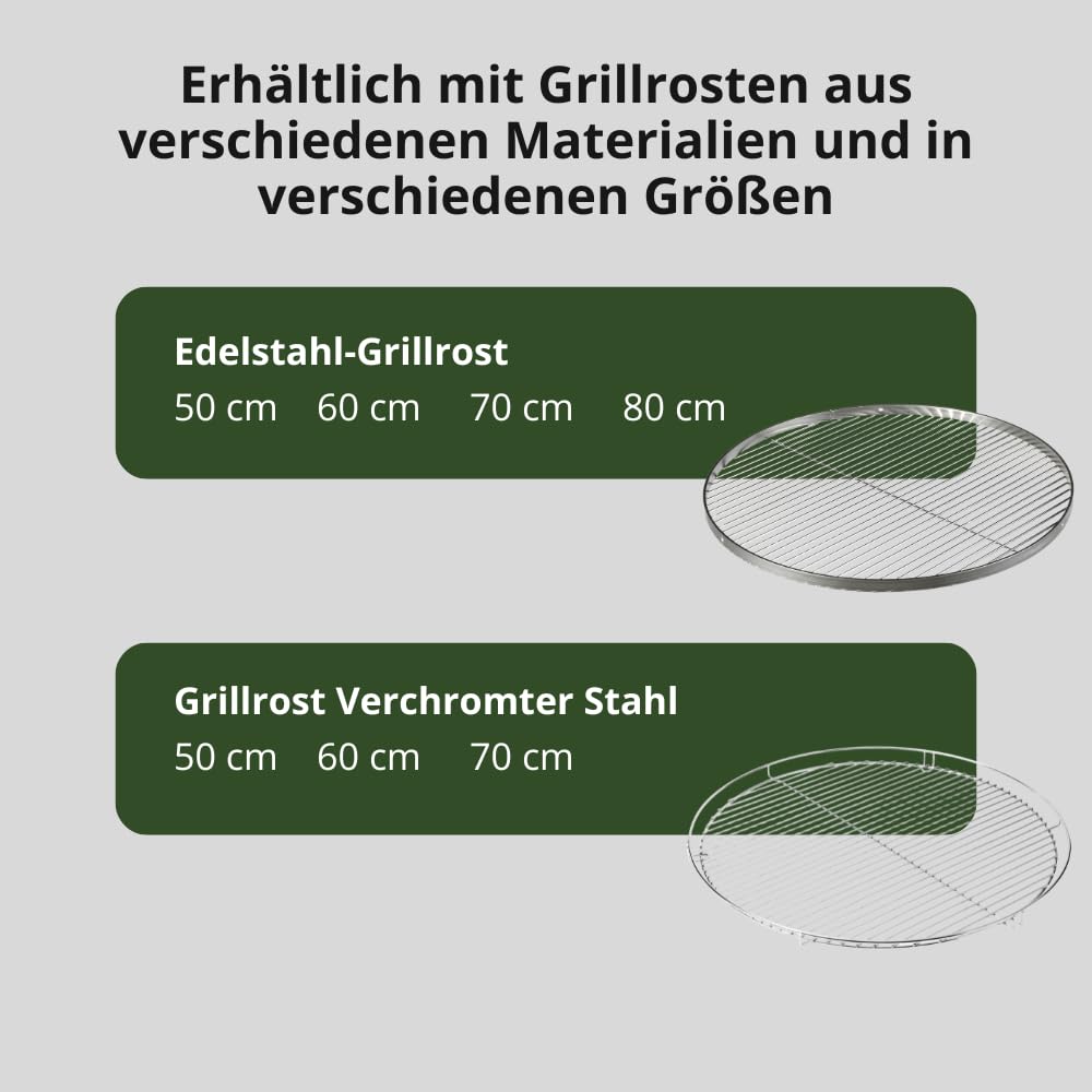 HeRo24 Dreibein Grillgestell T-180 robustes Schwenkgrill Gestell aus Stahl höhenverstellbar, stabil & leicht aufzubauen Schwenker ohne Grillrost für Outdoor, Camping & Garten