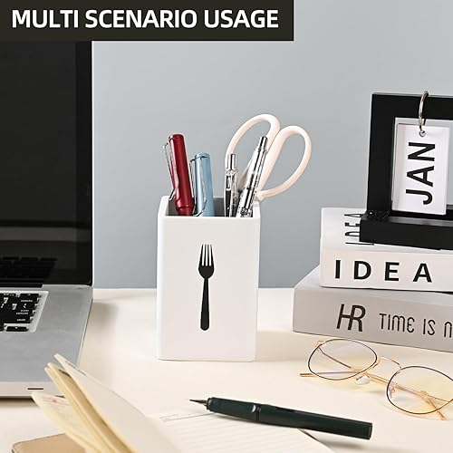 Miniatura 9 de GEHE Organizador de cubiertos de 3 piezas para encimera, organizador de utensilios para fiestas, organizadores de cubiertos con bandeja, organizador