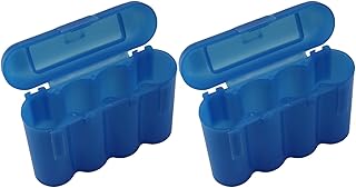 2 Blue AA AAA Battery Battery Plastic Storage CASE Holder Box USA Ship