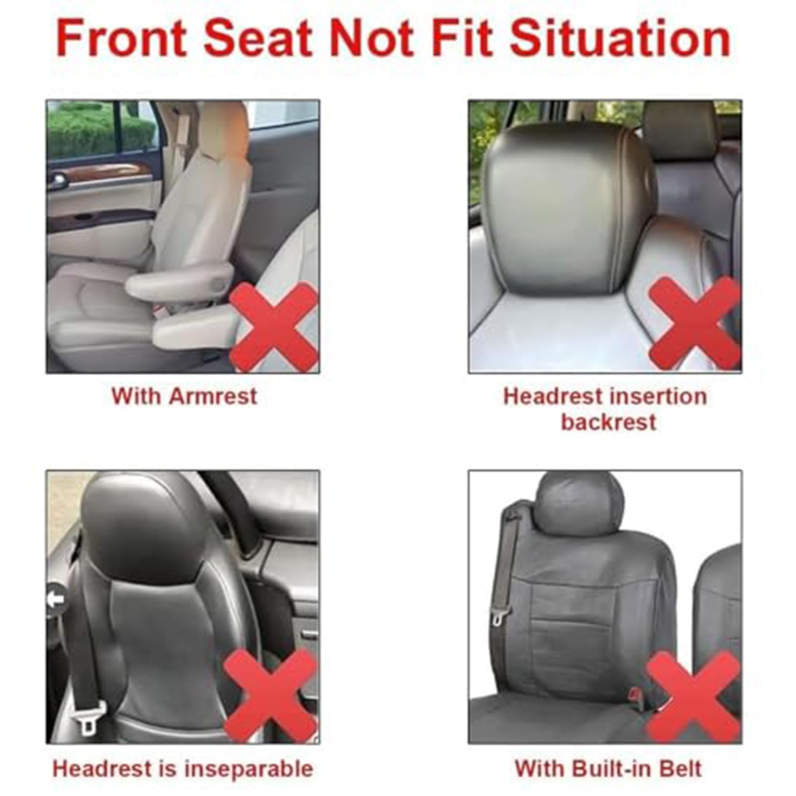 Auto Set Coprisedili, per Nissan Navara D22 Navara D40 Navara D40 S Navara Np300 2000-2024 Durevole Anteriori Copri Sedili Protezione Sedile Copriseggiolino Accessori Tutte Stagioni,A