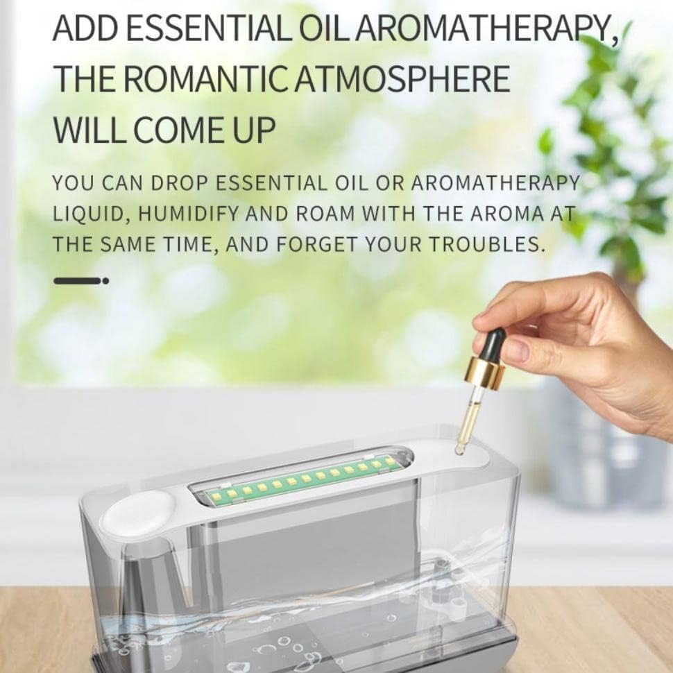 Essential Oil Diffuser with Flame Light, Remote Control Quiet Diffusers ,Flame Humidifiers with 3 Mist Mode 3 Timer Waterless Auto Shut-Off for Home Office or Yoga (White (Blue Flame))