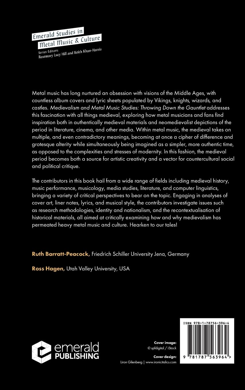 Medievalism and Metal Music Studies: Throwing Down the Gauntlet