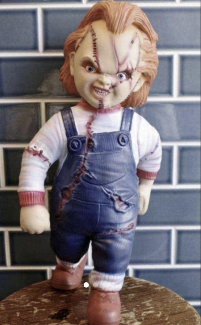 チャッキー CHUCKY ソフビ フィギュア アメリカ　　 特大 Amazon.co.jp: チャッキー CHUCKY ビッグサイズ ソフビ