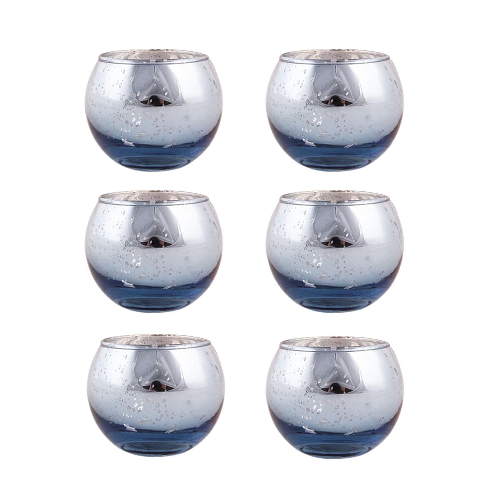 Jazuaiao Glass Tealight Holders, Votive Holders for Wedding Table Centerpieces, Glass Tealight Holder Home Decors for Table Centerpiece
