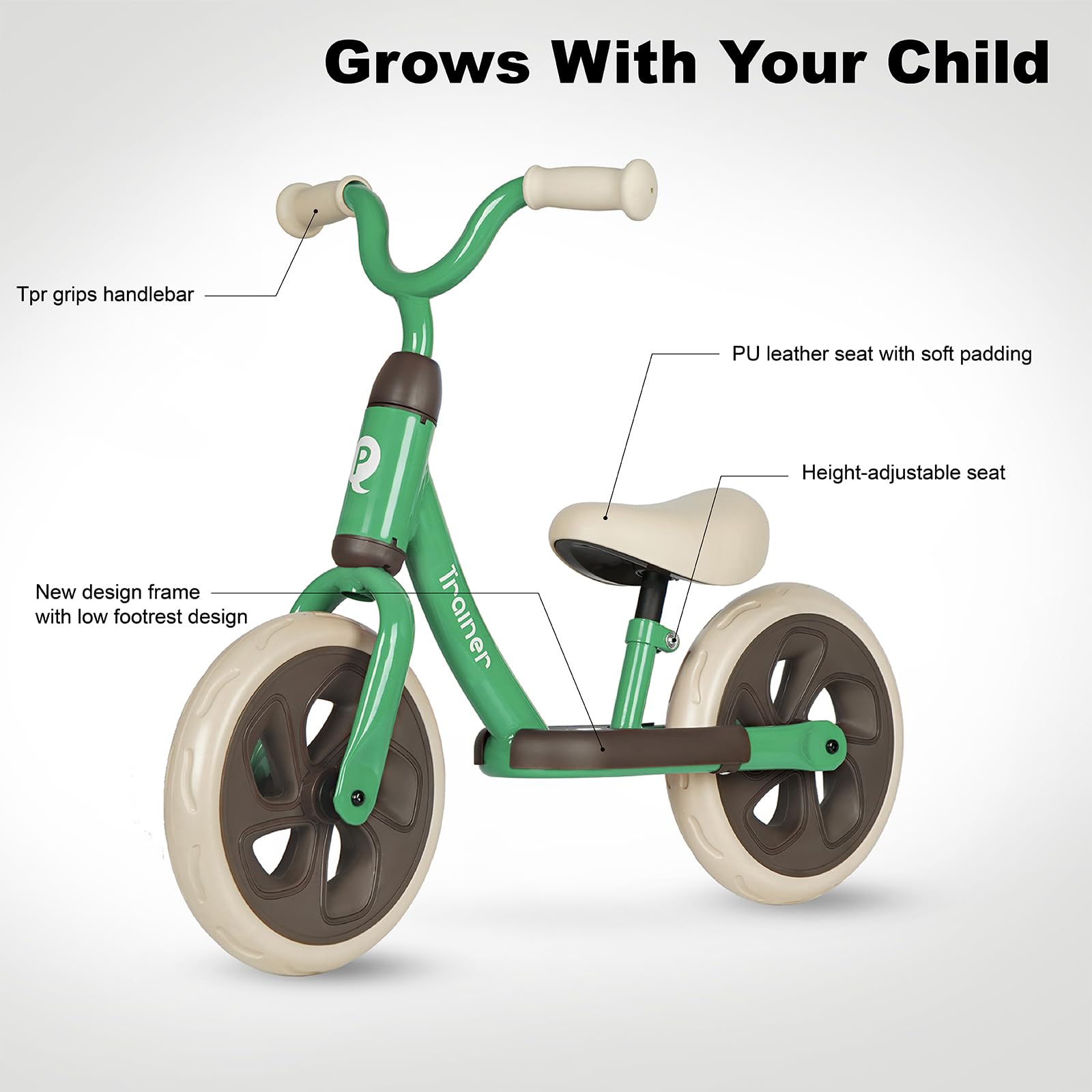 Draisienne Qplay Trainer Vert