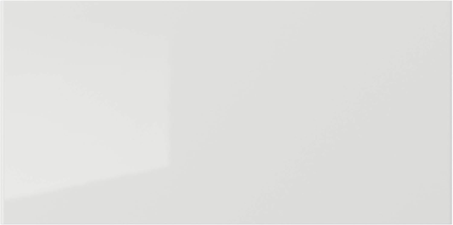 RINGHULT Drawer front, high-gloss light grey, 40x20 cm