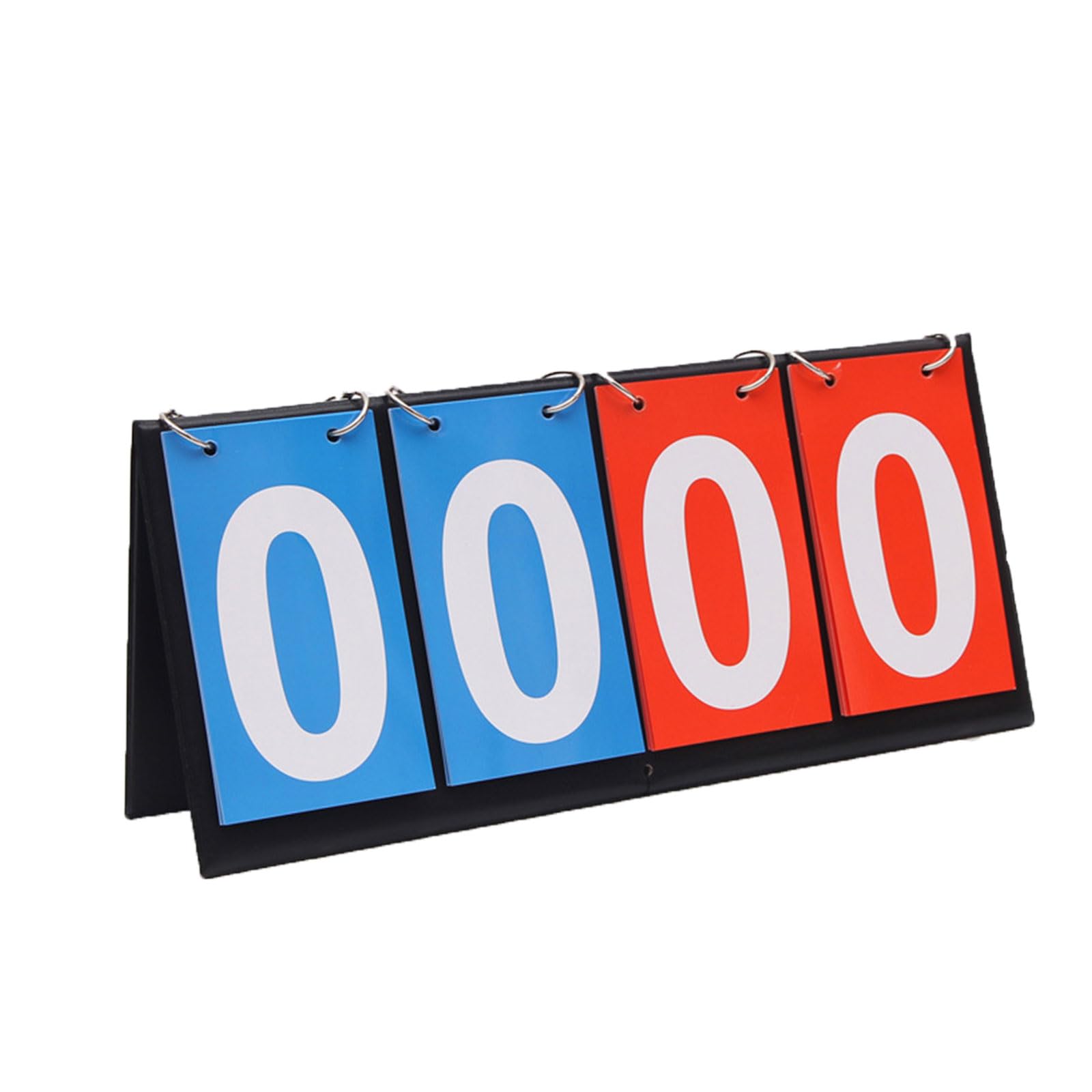 Wmzjnljy 1pc 4-Digital Portable Table Top Scoreboard Flipper Flip Scoreboard Score Counter Accessoryfor Soccer, Ping Pong