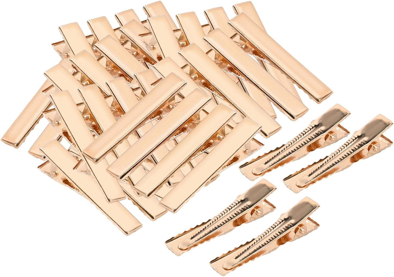 clip per capelli Fermagli for capelli a forma di barretta piatta da 50 pezzi for lo styling Accessori fai da te Archi for parrucchieri Creazione di oggetti artigianali Ragazze Donne,(40mm)