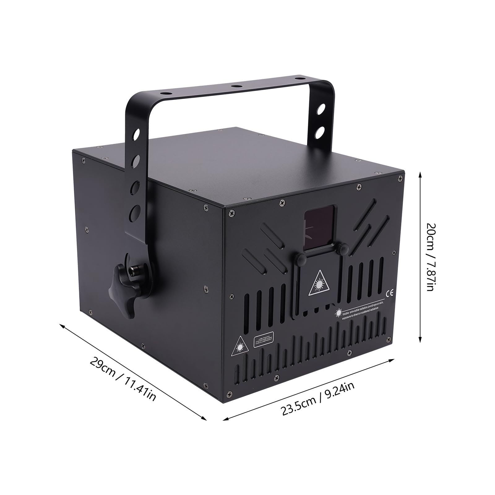Discolicht, Bühnenlicht, Laser RGBW, DMX512, 10 W, Schwarz