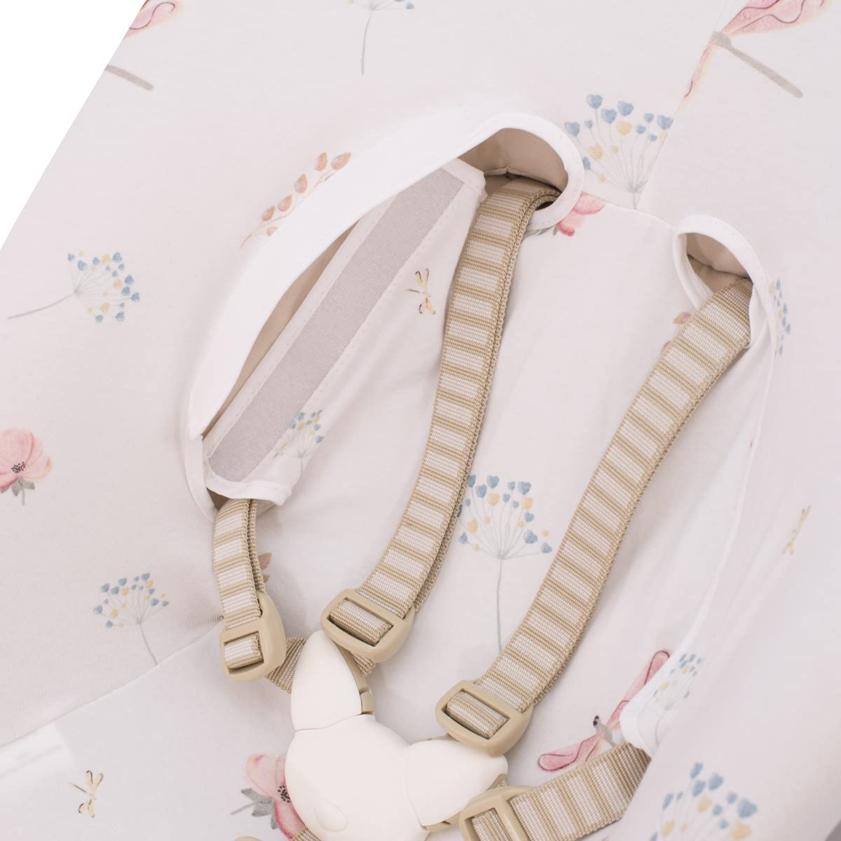 JYOKO KIDS Bezug kompatibel mit Stokke Newborn, Baumwollbezug für Babyaufsatz, Dragonfly