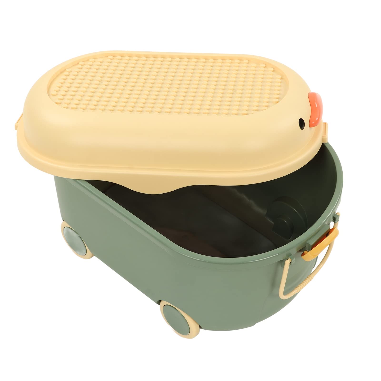 Caja de Almacenamiento de Plástico para Juguetes con Diseño de | cómodo, fácil movimiento, multiusos, a los niños les encanta