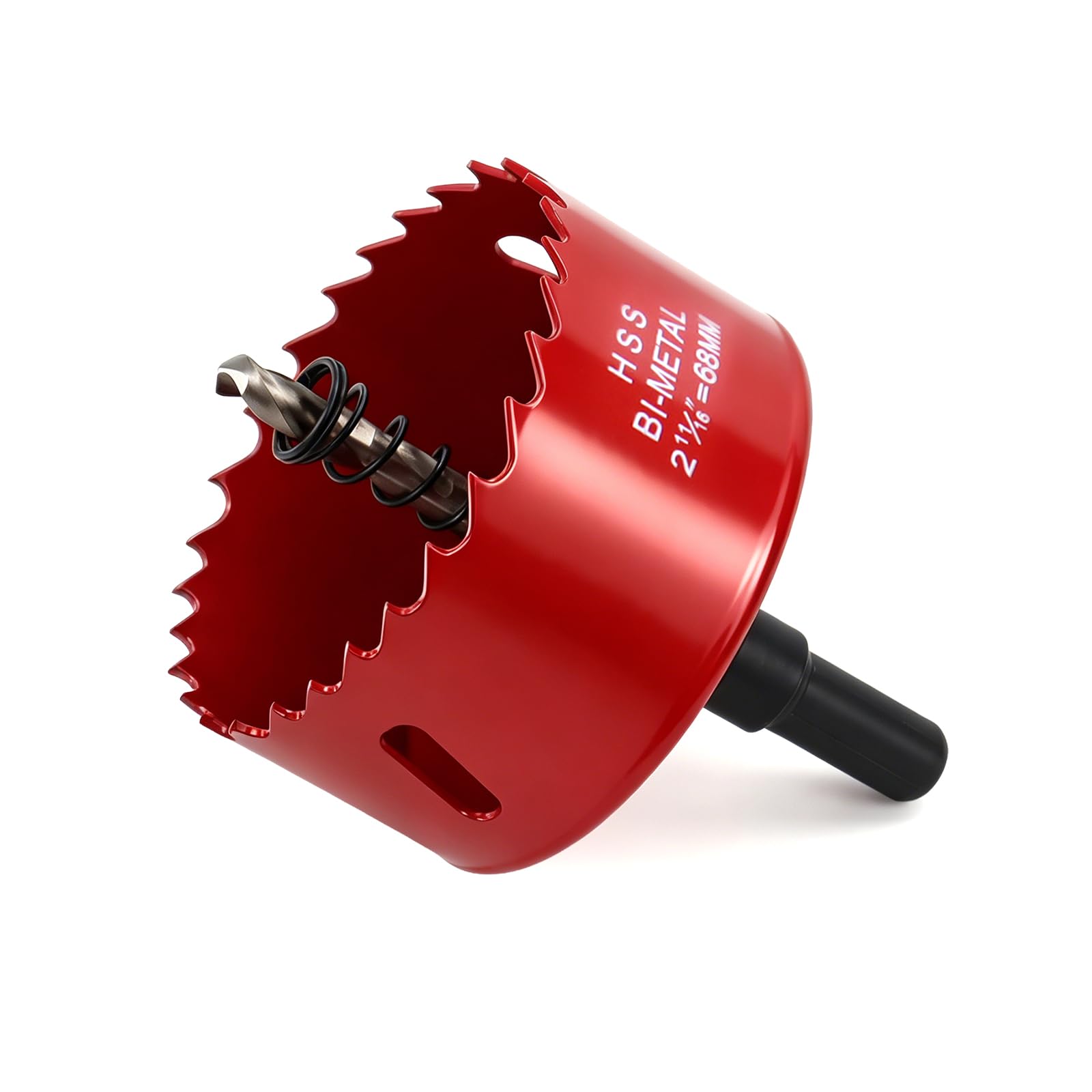 RunXinDa 68mm Bi-Metal Hole Saw – M42 HSS Heavy Duty Core Drill Bit with Hex Shank & Pilot Drill for Wood, Plastic, Drywall, Sheet Metal & Thin Steel