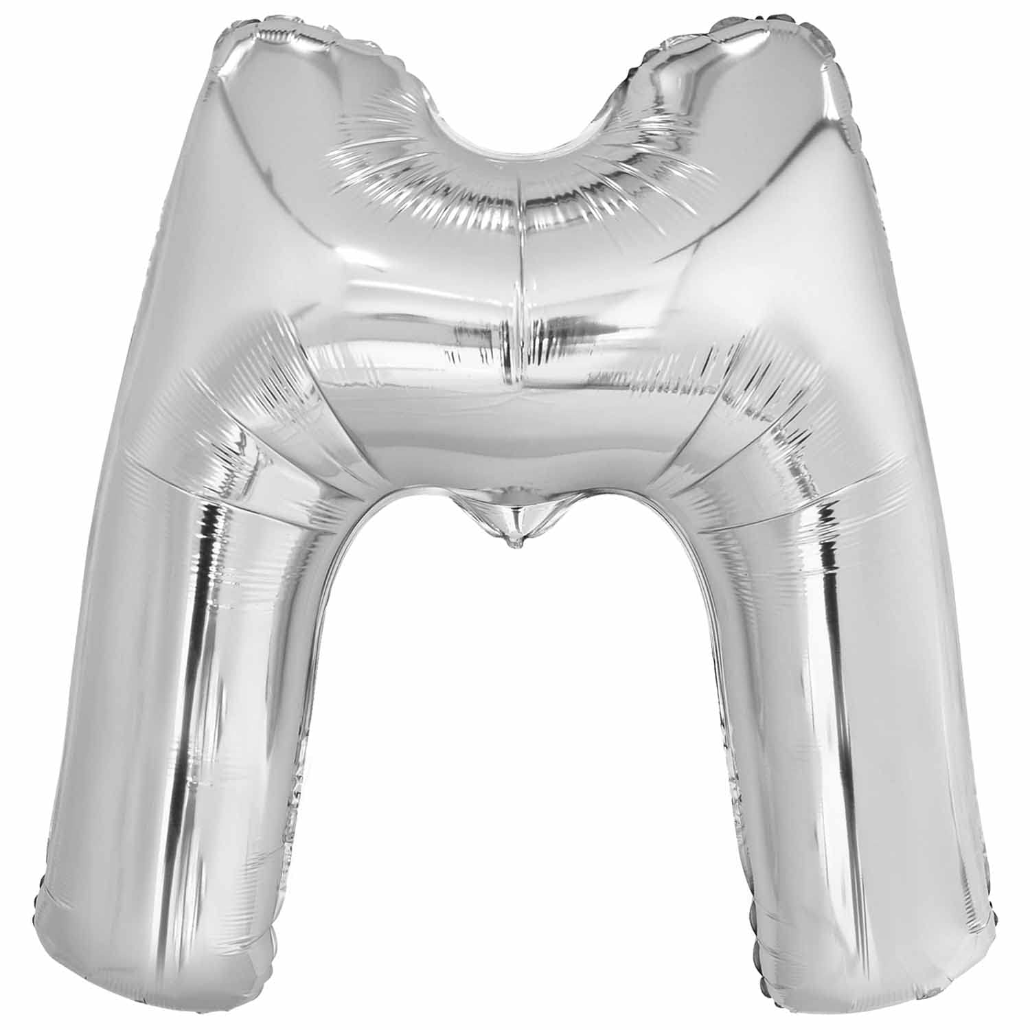 Large Letter 'M' Silver