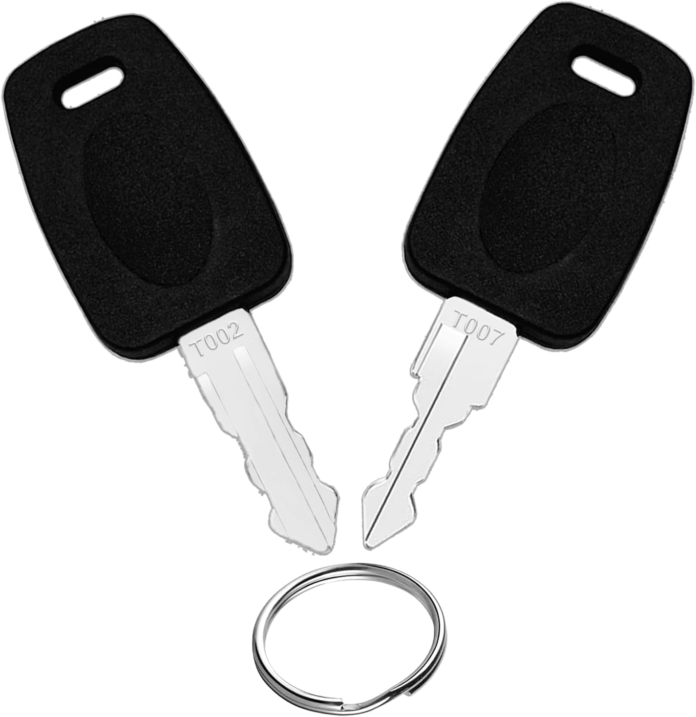 TSA007 TSA002 Set chiavi master con portachiavi, TSA 007 002 Chiavi di emergenza universali per lucchetti con password e zaini Lucchetti TSA