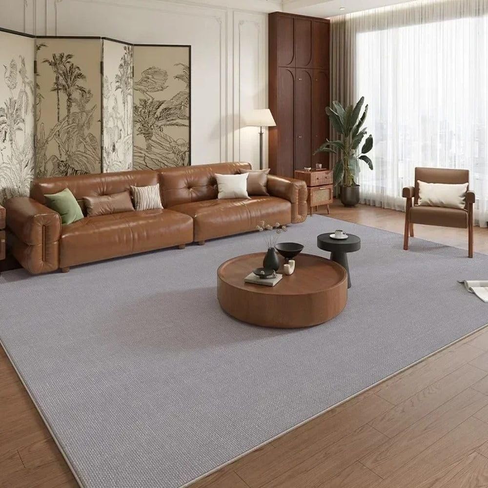Tapis de salon rétro marron 80x160cm pour chambre et table basse