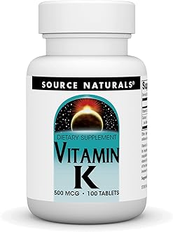 Source Naturals Vitamin K, 100 Tablets