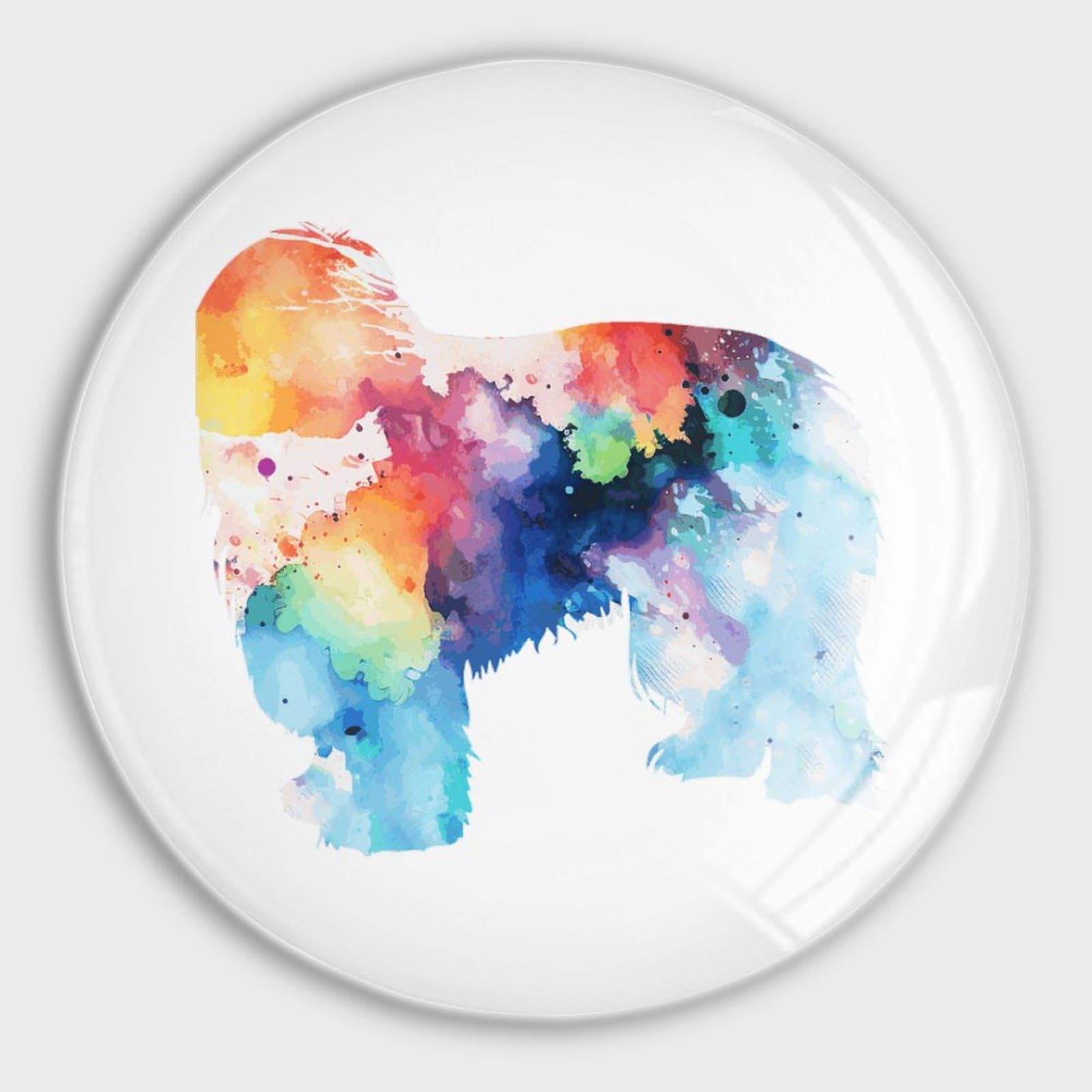 Aimants de frigo chow chow aquarelle pour décorer votre cuisine