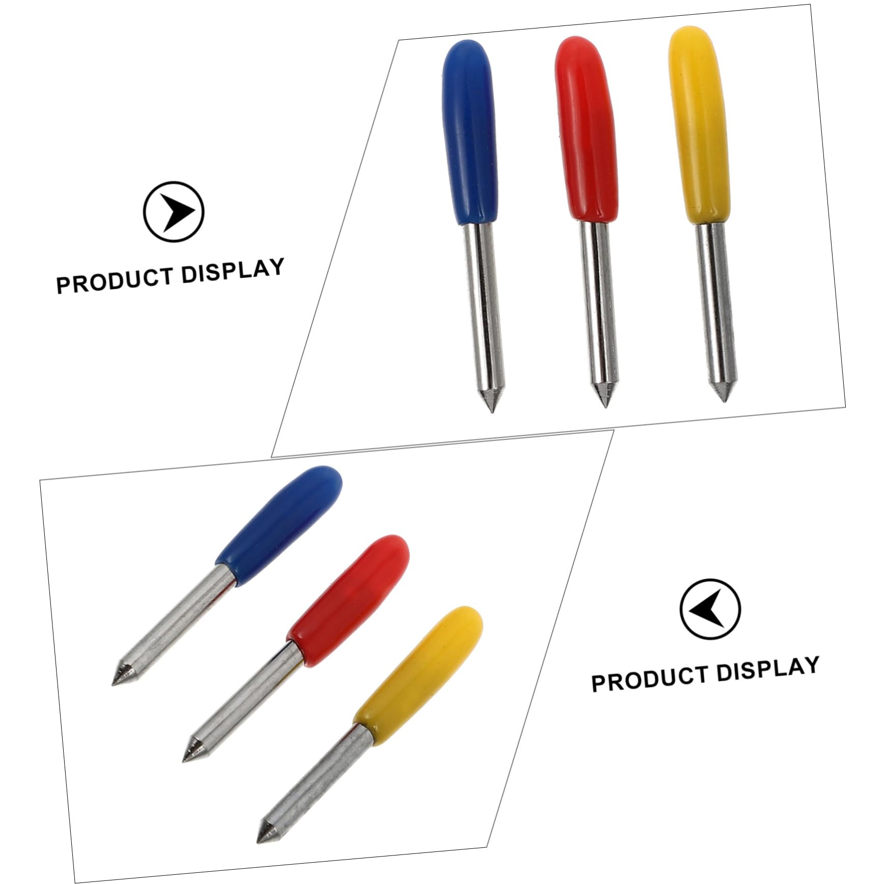 BUTIFULSIC 15pcs Vinyl Cutting Tool Replacement Cutters for Engraving Machines Precision Blades for Standard Thin and for Crafting and Sign Making