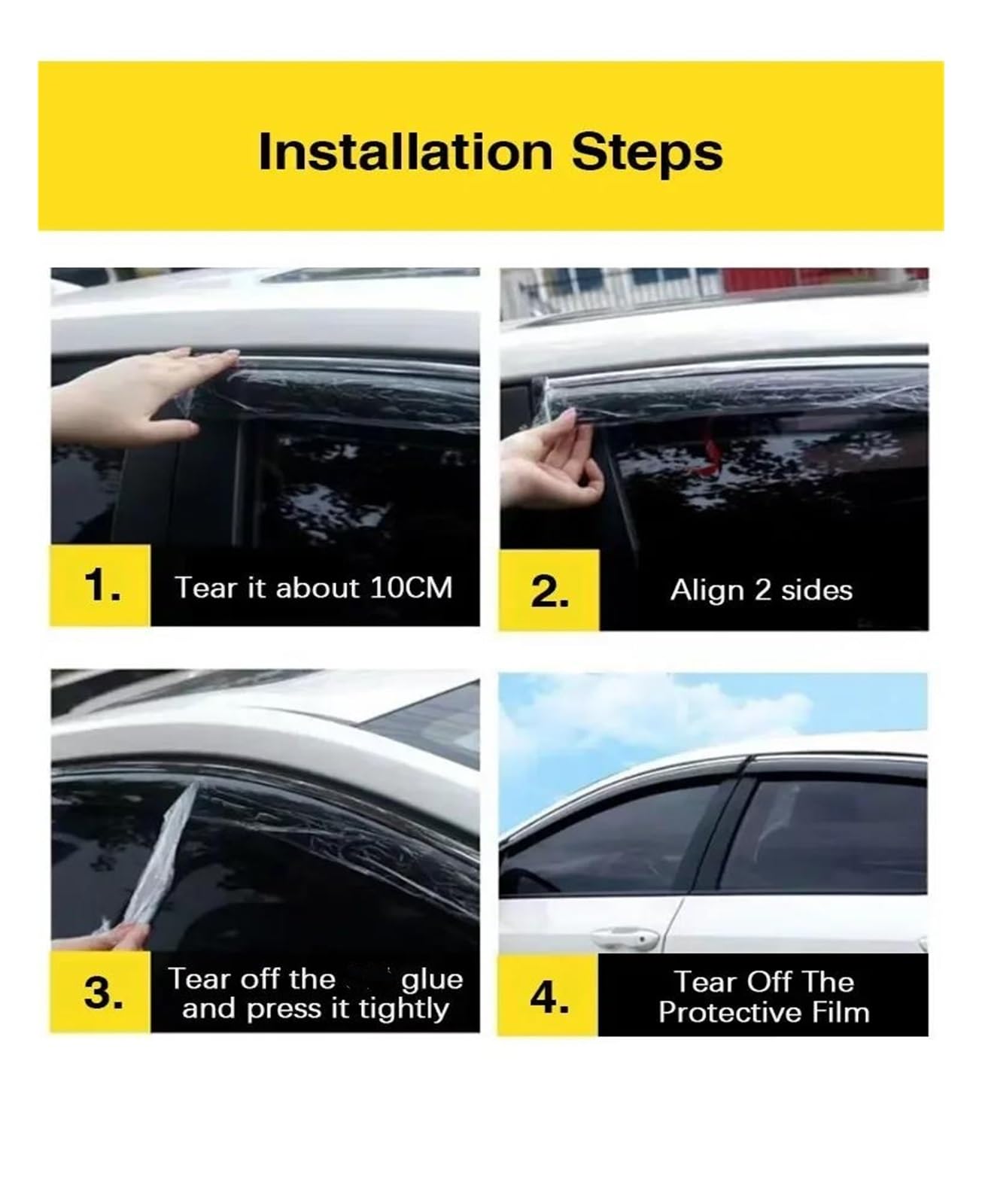Generisch Fenster Windabweiser Auto Für Citroen C5 X 2021–2026