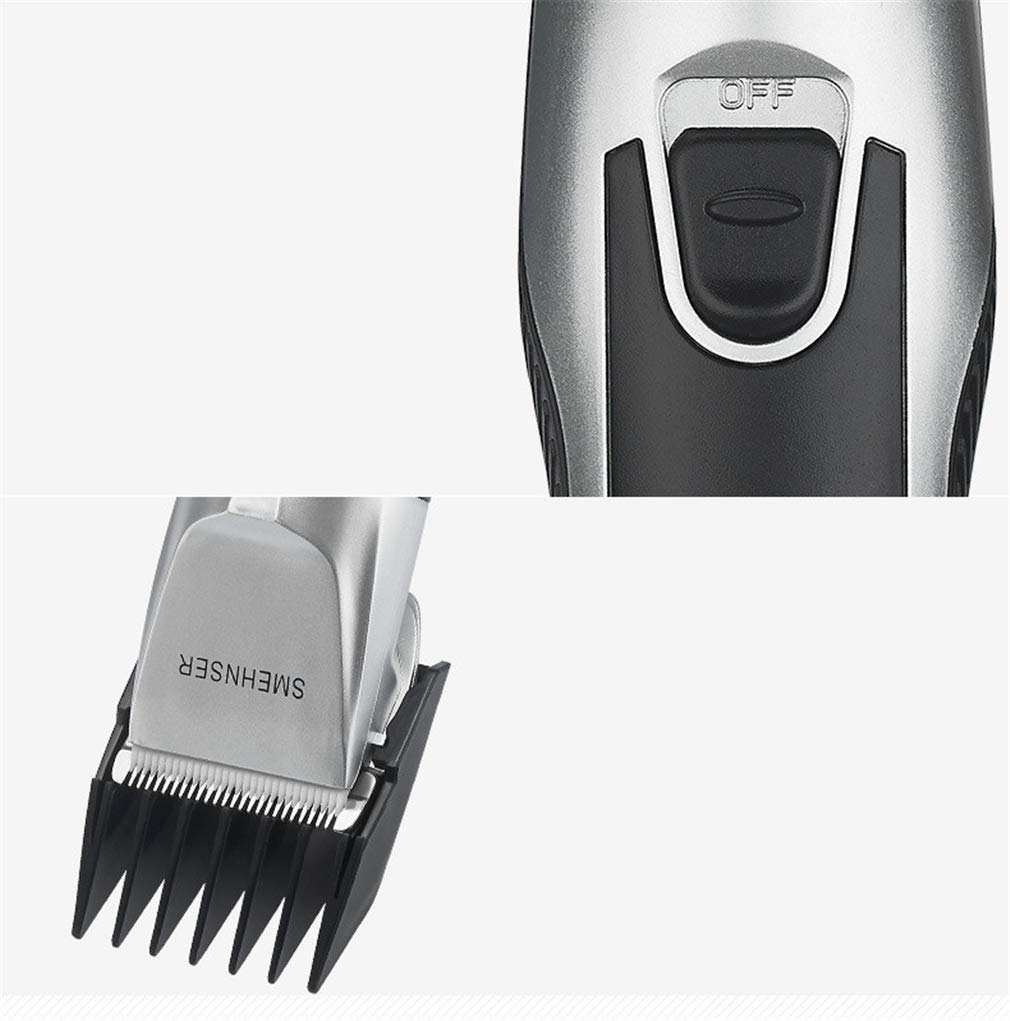 Capelli Elettrico Clipper Professional Multi-Functional Capelli Clipper Ricaricabile A Batteria con 6 Guida Combs Due modalità Sono Adatti per Adulti E Bambini