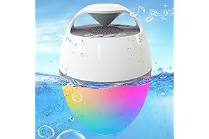 Blufree Floating Pool Speaker: Lights, Music, and Ambiance