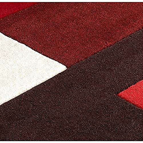 Image of Mordern Design Handmade Tufted Carpet Pure Woollen Export Quality Carpet for Living Room, Bedroom Hall [ Size 4 x 6, Color Multi A2 ]