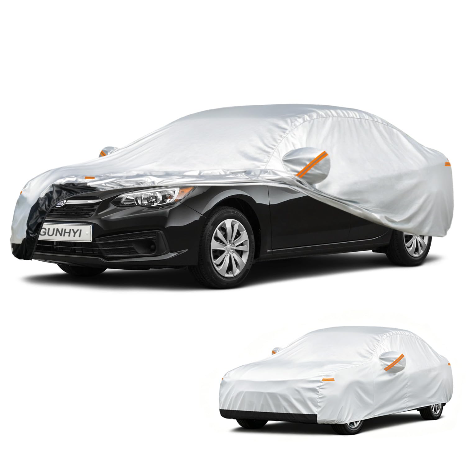 GUNHYI Car Cover Custom Fit Subaru Impreza (2000-2026) Waterproof for Automobiles, Oxford Sun Rain Dust Snow Protection (Ships from US Warehouse, Delivery 3-8 Days)