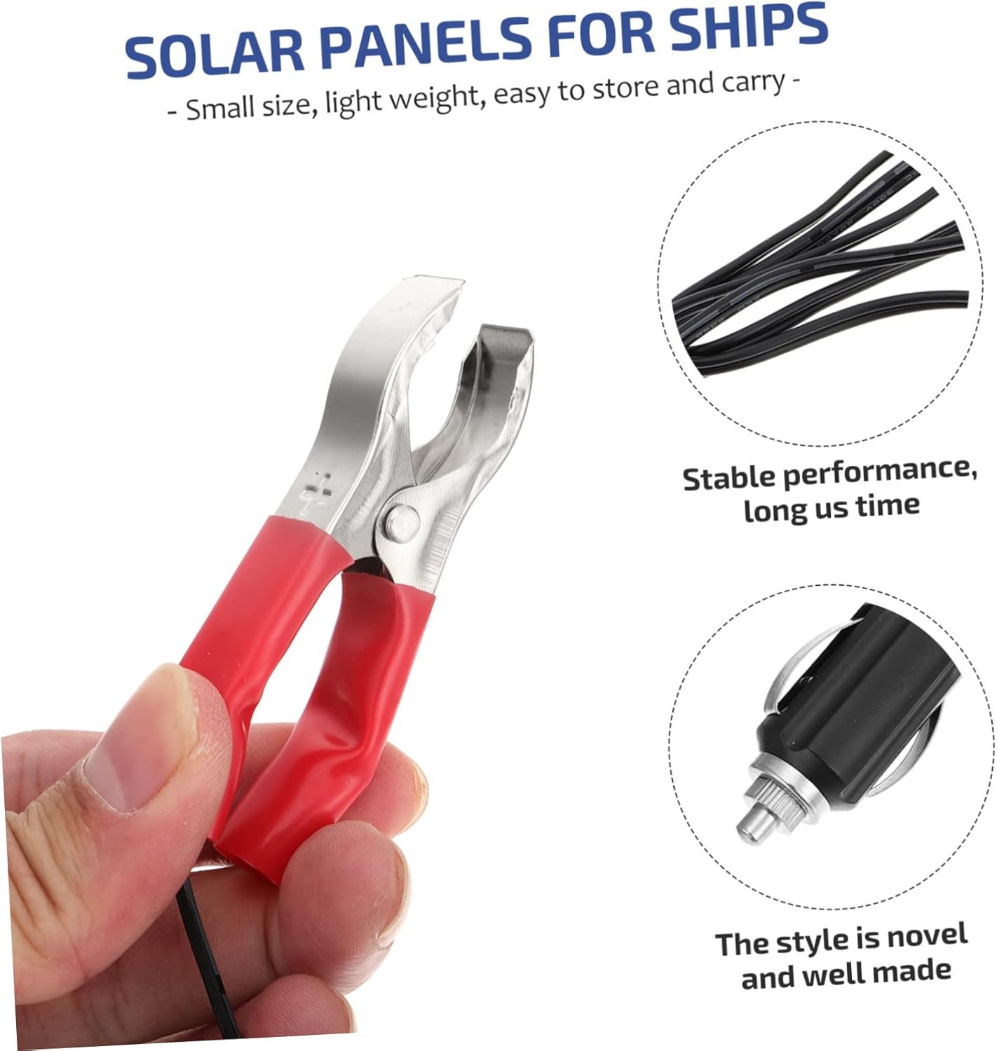 YARNOW Solar Panel Power Supply Kit Outdoor Solar Panel Charger for Rvs Camping and Outdoor Activities