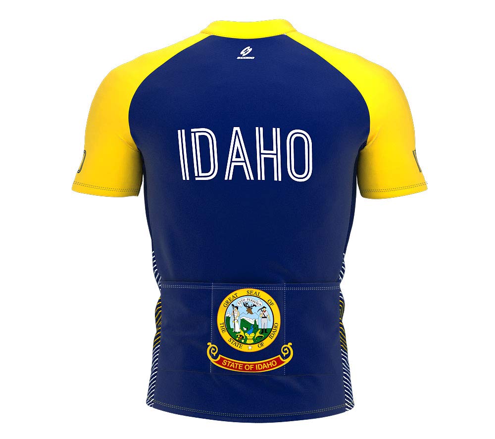 ScudoPro Idaho Bike Short Sleeve Cycling Jersey for Men - Size S Multicolored