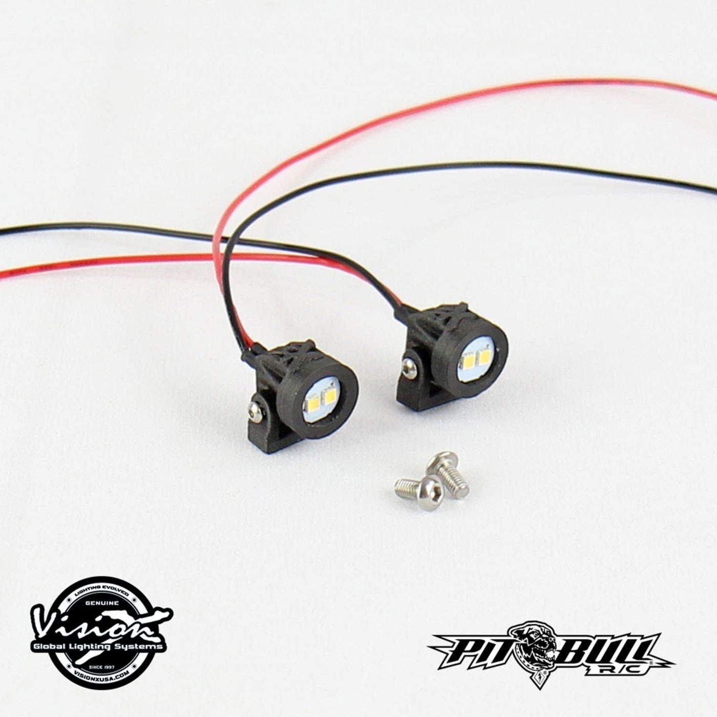 Pit Bull Xtreme RC VisionX Optimus LED Pod Lights Round (2), PBTPBVOR1