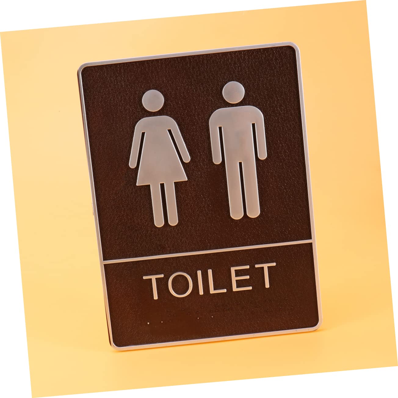 VILLCASE Modern Creative Male Female Toilet Door Sign Restroom Decor Sticker for Men Women Unique Washroom Wall Decal for Public Toilet Identification Stylish Signboard for Restroom