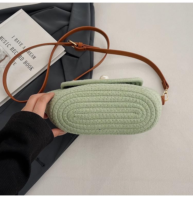 Women Straw Crossbody Bag Beach Handmade Rattan Shoulder Bags Hand Woven Leather Straps Straw Clutch Purse Vacation Travel4