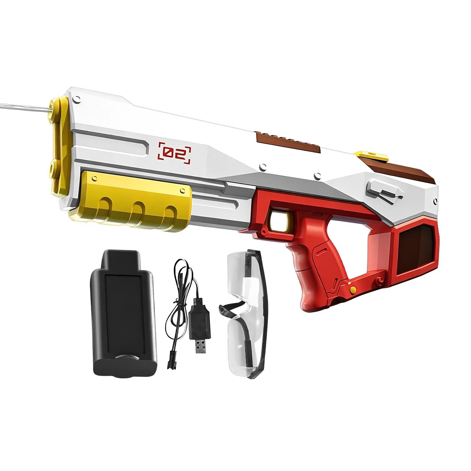Pistola ad acqua per bambini Automatico potente con lunga gittata | Giocattoli spara acqua per esterni per Cortile, Spiaggia, Piscina, Viaggio, Vacanza, , Prato, Campeggio,