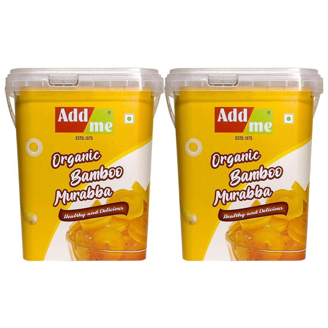 Add me Sweet Dry Bamboo Murabba 1.5kg (Pack of 2) | Immunity Booster muraba without sugar syrup | bans ka murabba for height growth vacuum Pack.