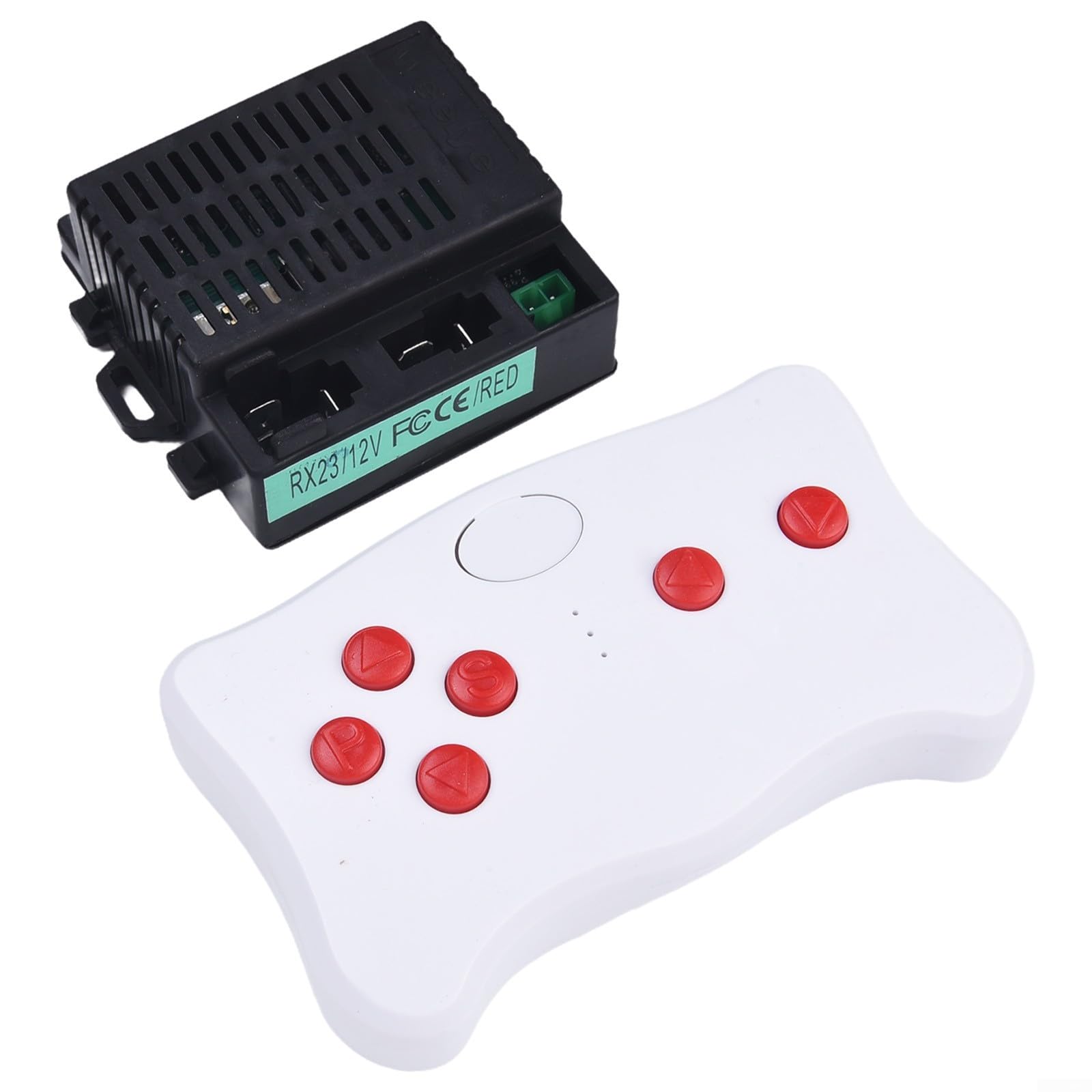 2.4G Remote Control Receiver for Kids Electric Vehicle 6V 12V 24V Compatible with Welye-RX Series Controllers(RX18 B 12V Full set)