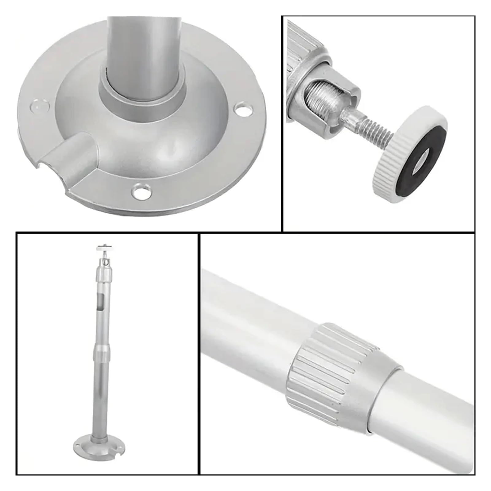 Supporto da parete a soffitto for proiettore, 1/4", HY300 HY320 | Opzioni 20/40/60 cm, struttura in metallo, utilizzo mini proiettore, installazione elevata(40cm)