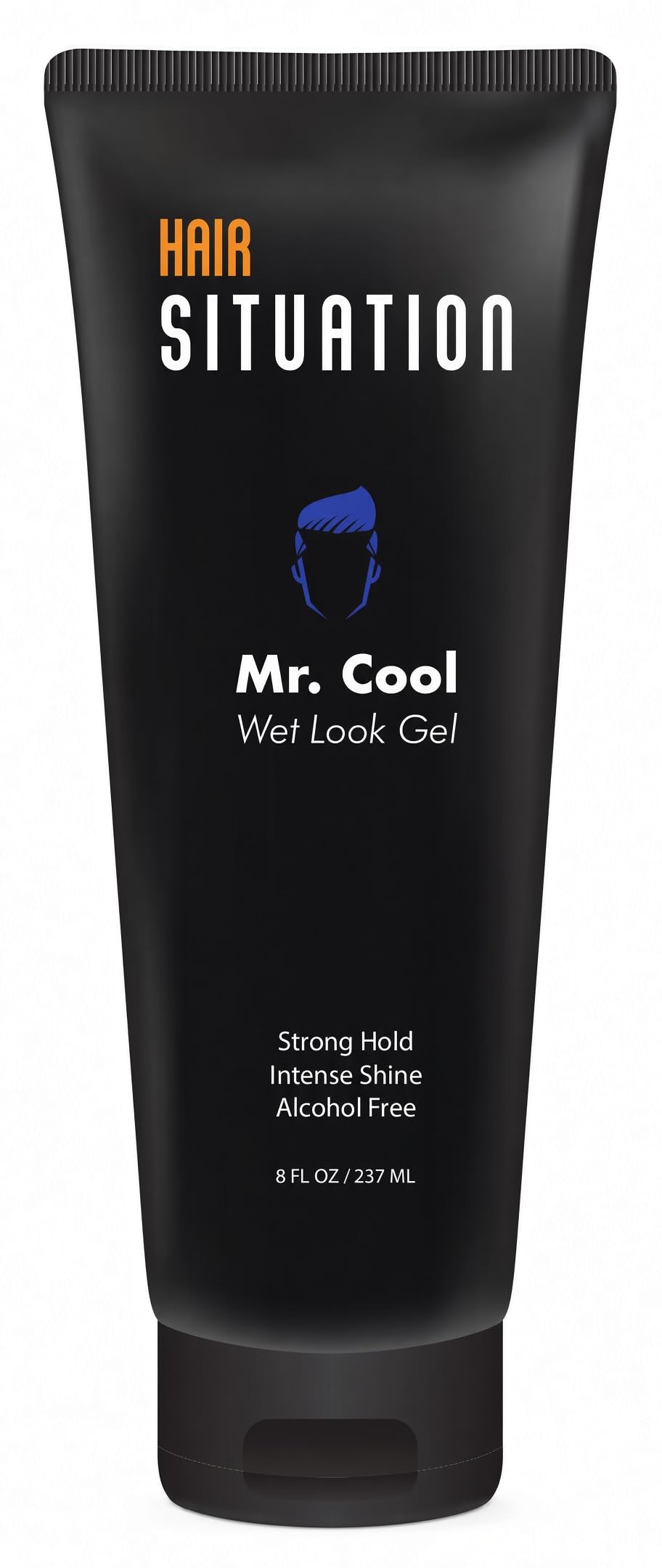 Hair Situation Mr. Cool Wet Look Hair Gel – Strong Hold Styling Gel 8 Fl Oz