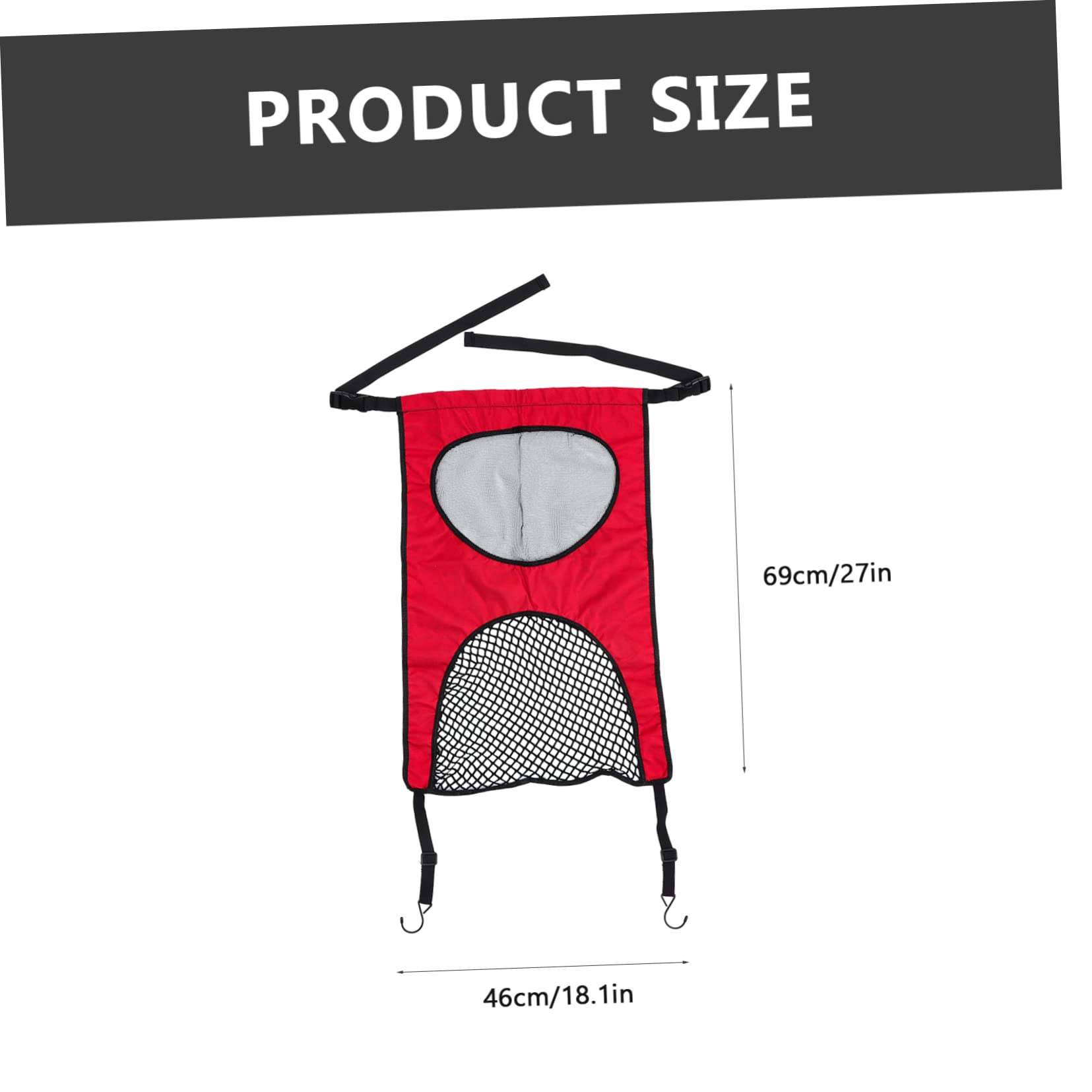 HOLIDYOYO Car Rear Seat Protective Net Pet Barrier for Dog Net Pet Safety Mesh Barrier